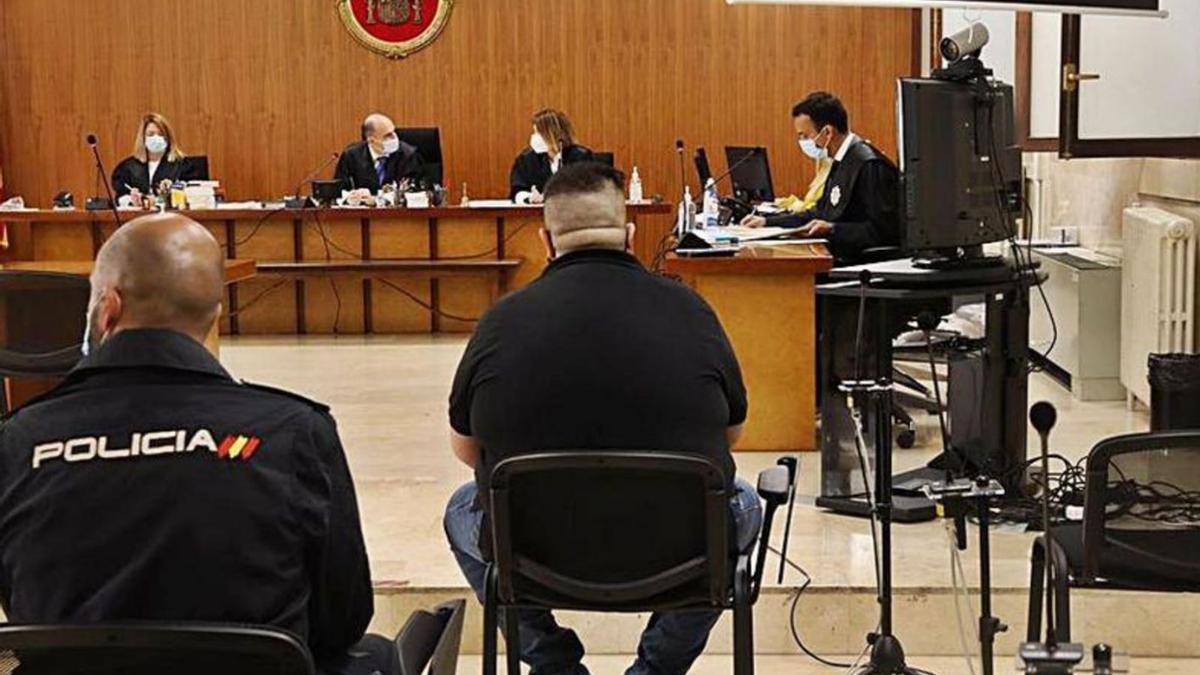 El marroquí Mouad El K., durante su último juicio en la Audiencia de Palma, en 2021.