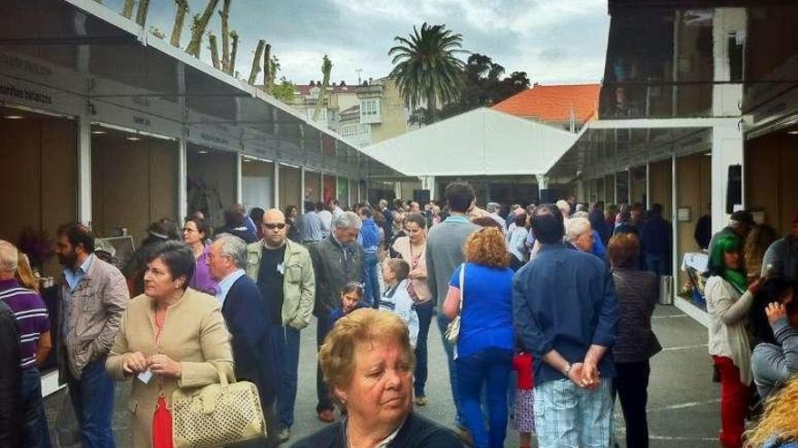 Puestos en una edición de la feria de emprendedores y artesanos.