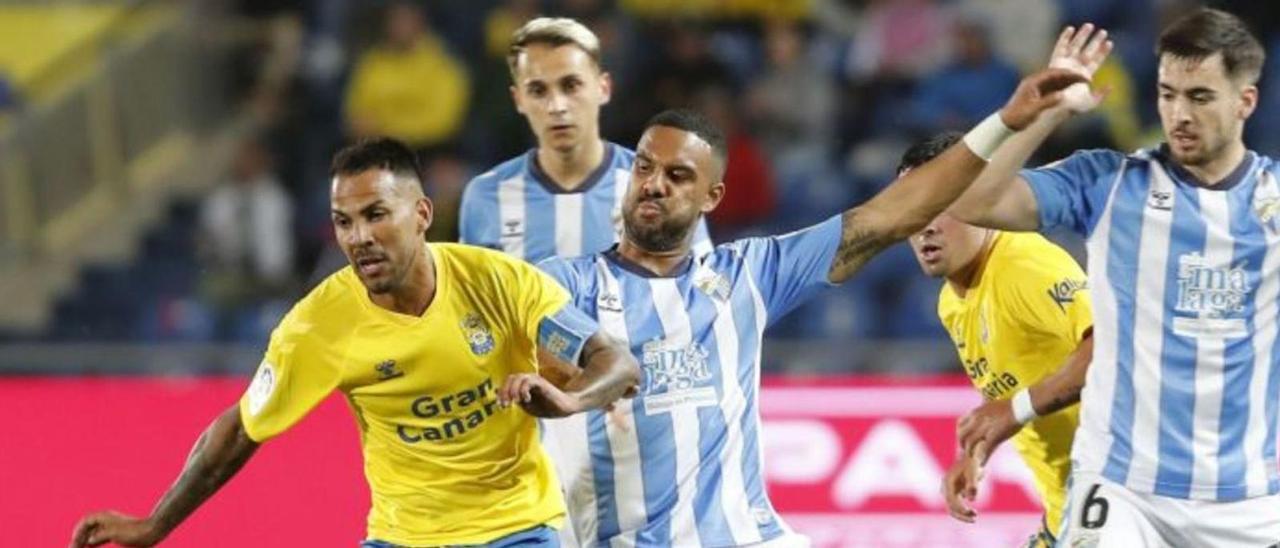 El Málaga CF ya mejoró su imagen como visitante de manera notable en el encuentro ante la UD Las Palmas.