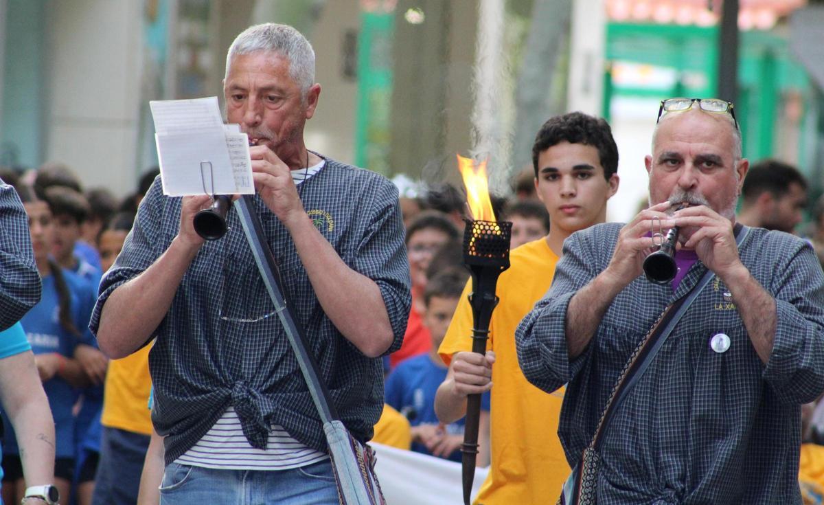 La colleta La Xareta va obrir la desfilada olímpica
