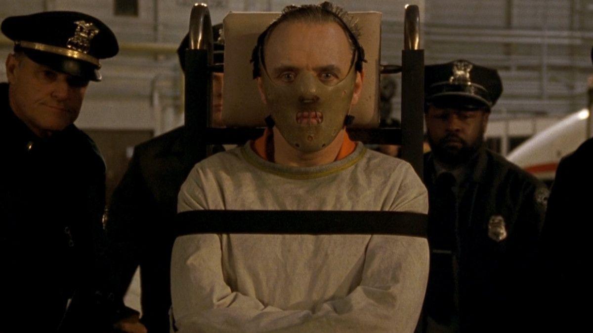 Anthony Hopkins en "El silencio de los corderos"