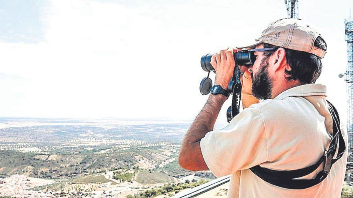 Vigilancia desde una de las torres del Infoex en la región.