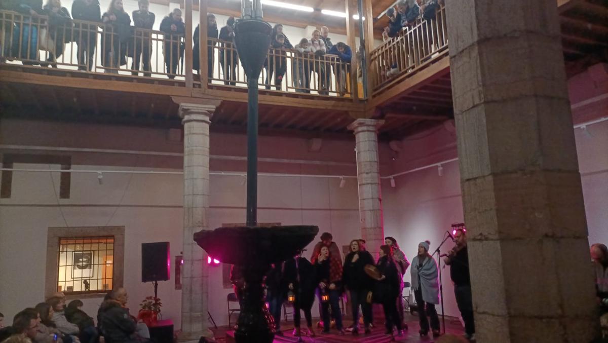 El recital en la Casa de la Cultura de Grado