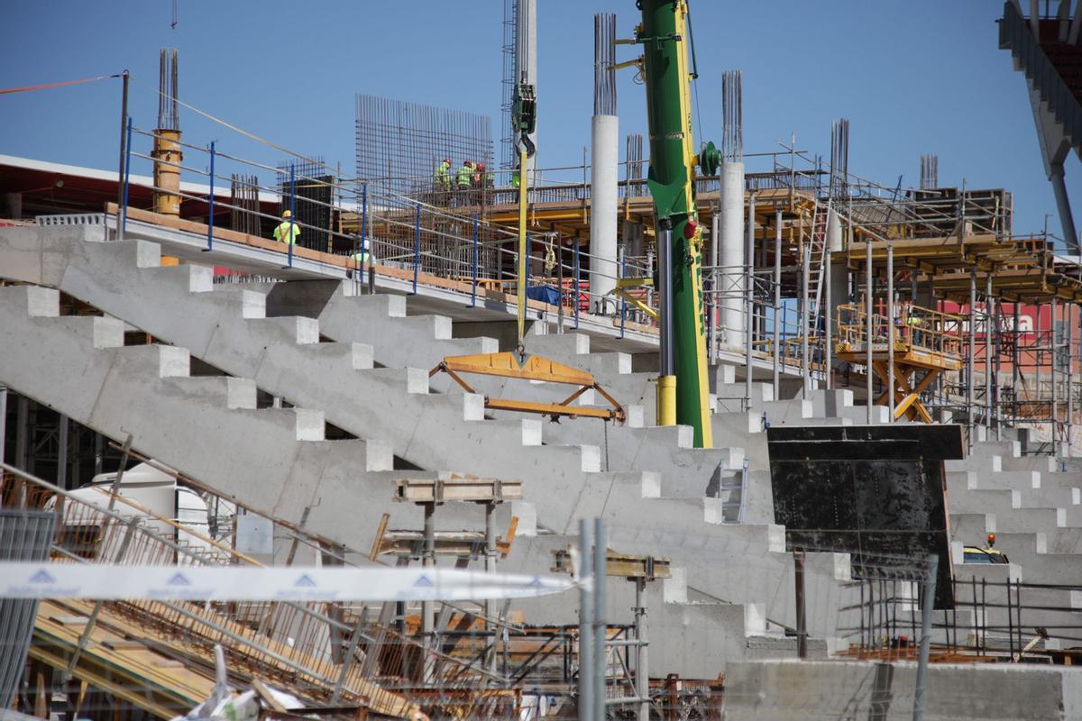 FOTOS | Así avanzan las obras de Son Moix - Diario de Mallorca