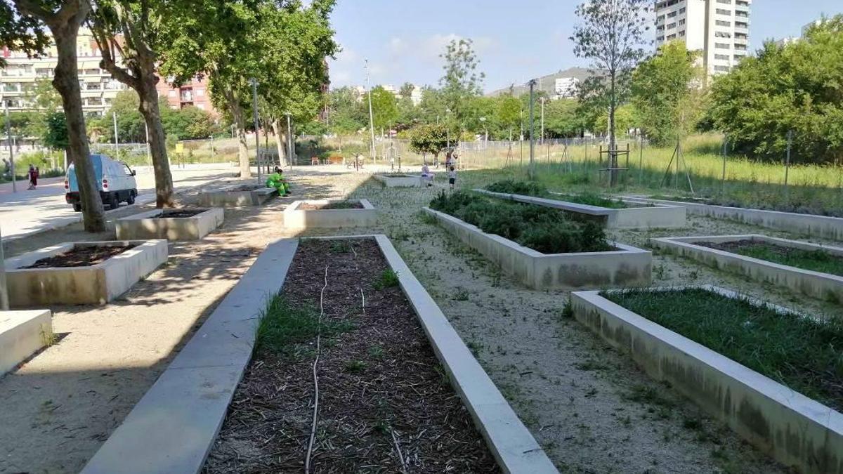 Reurbanización de la zona de los antiguos cuarteles de Sant Andreu en Barcelona