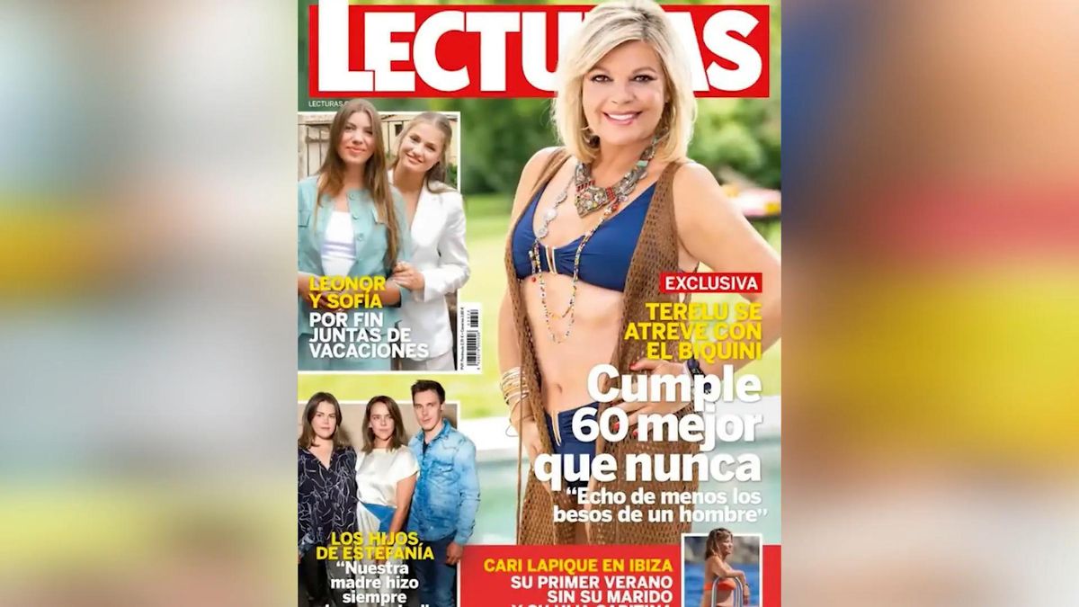 Terelu Campos protagoniza el posado del verano abriendo su corazón