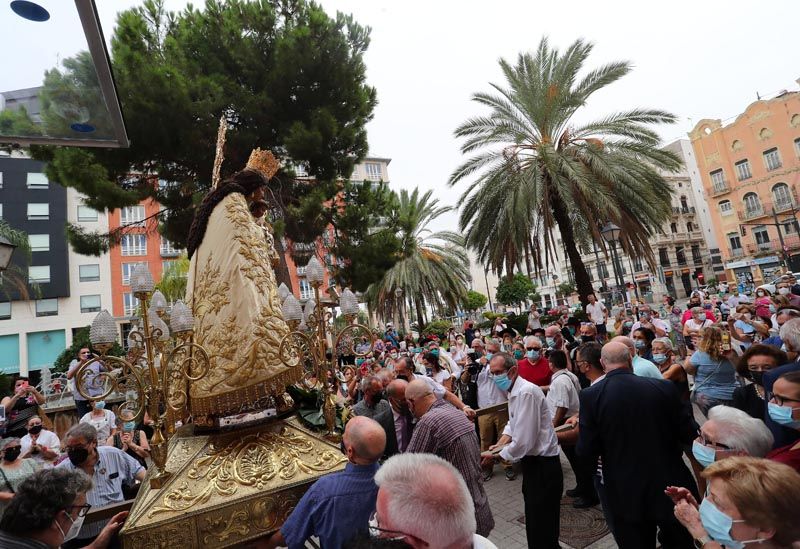 La Virgen vuelve a procesionar con público