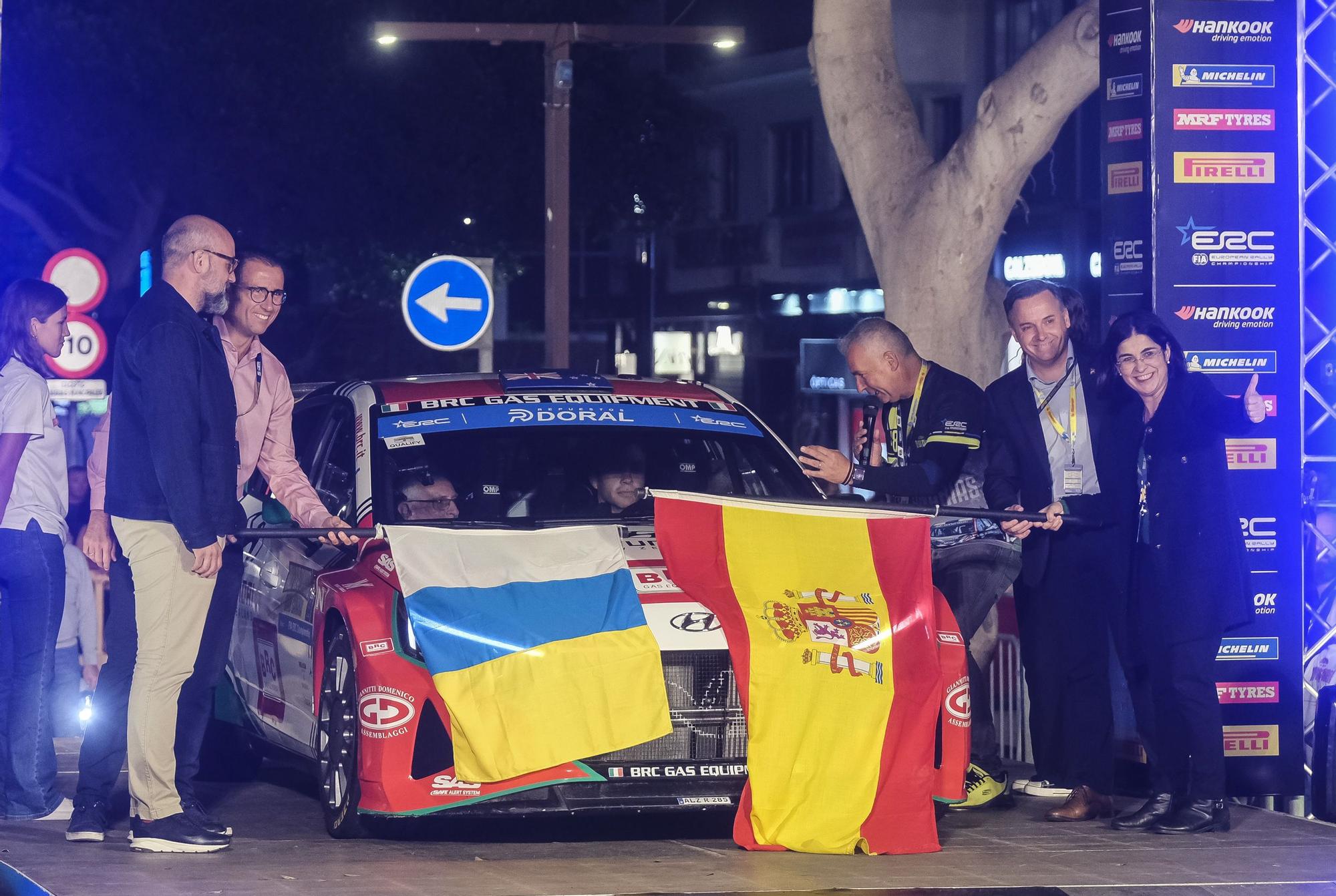 Ceremonia de salida del Rally Islas Canarias
