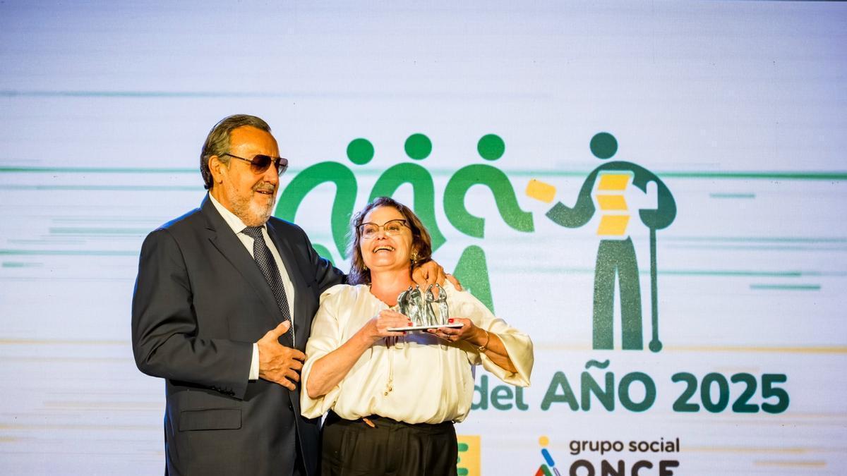 Julia Díaz, vendedora del año de la ONCE en 2025