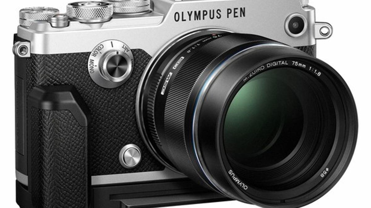 La Olympus Pen-F.