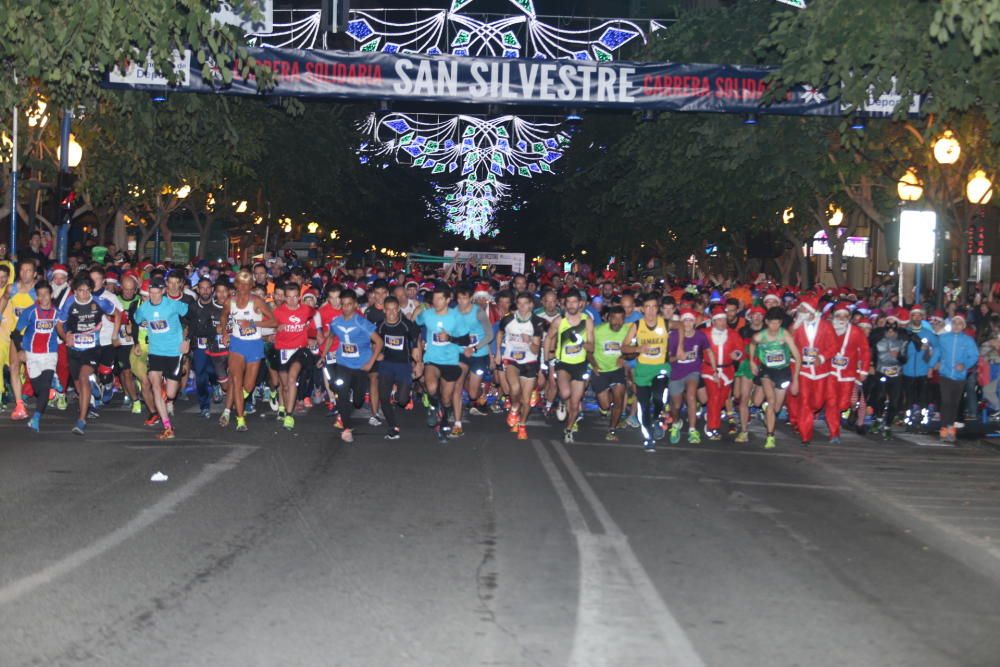 La San Silvestre más colorida en Alicante