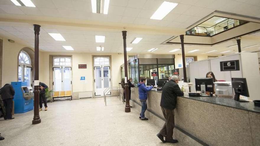 Oficina de recaudación del Ayuntamiento de A Coruña.