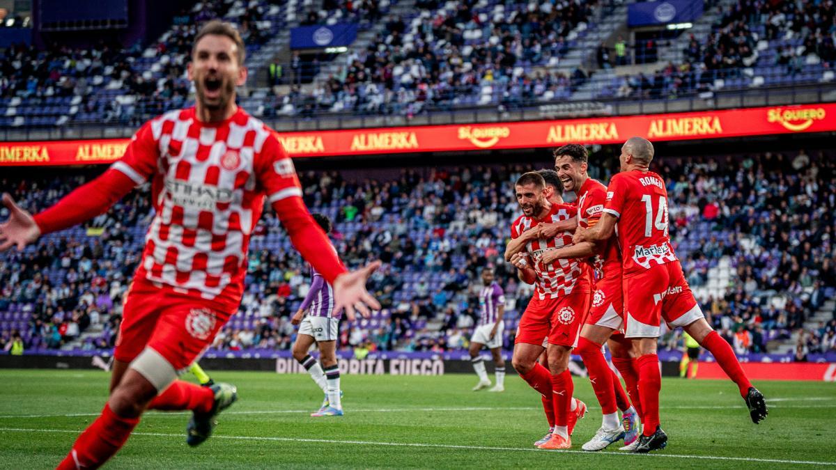 David López, emocionado tras asistir a Stuani ante el Valladolid