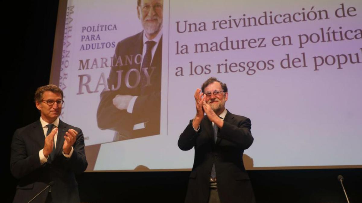 Núñez Feijóo y Mariano Rajoy.   | // XOÁN ÁLVAREZ