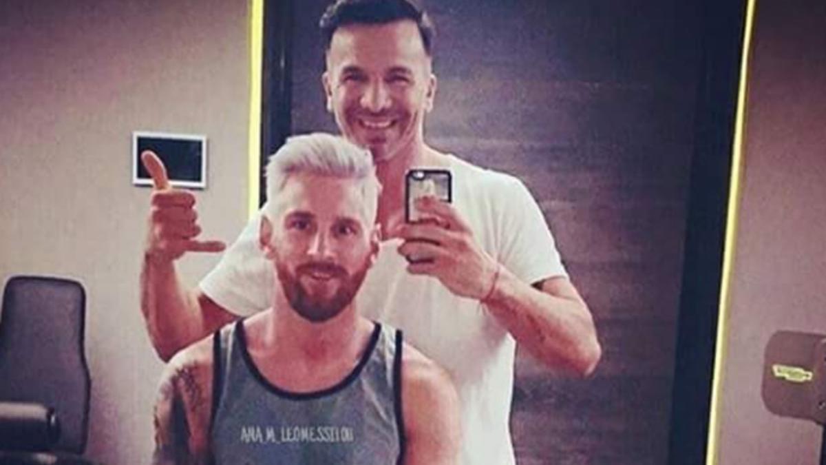 Ariel Bermúdez, el artítice del cambio de look de Messi