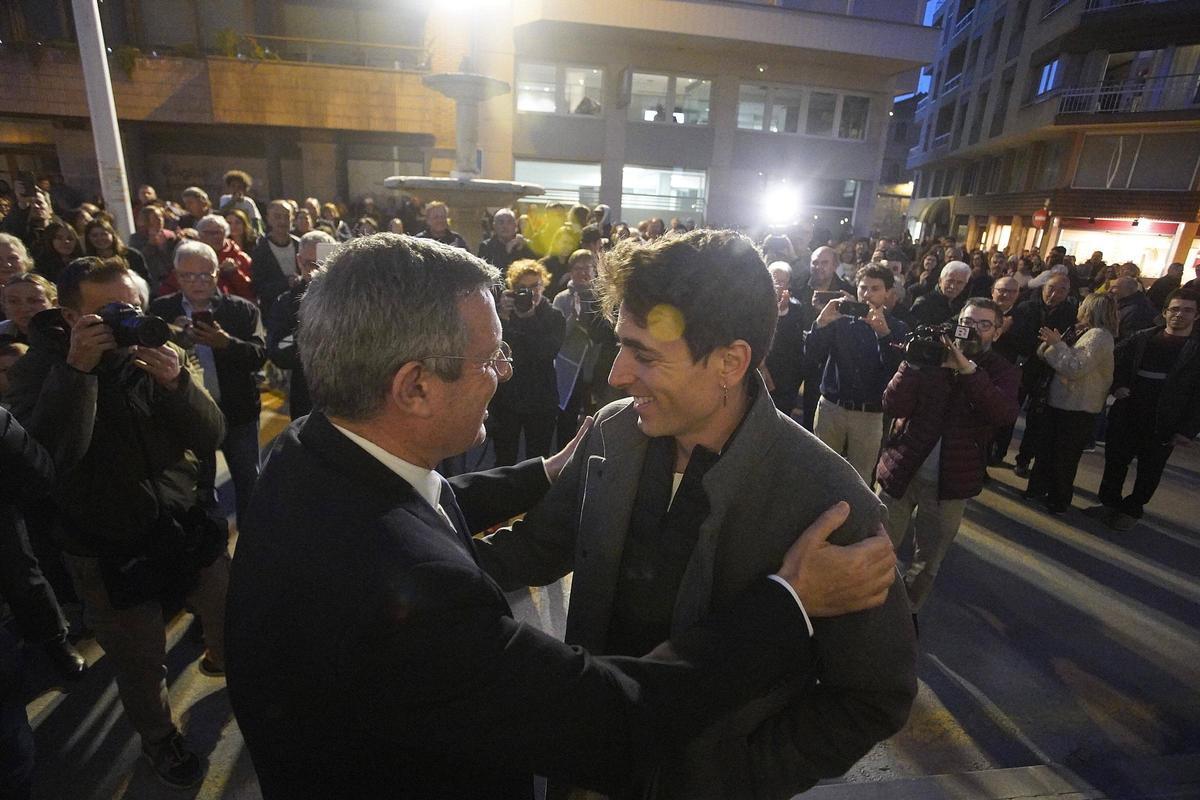 Les fotos de la rebuda d'Oriol Cardona a Banyoles