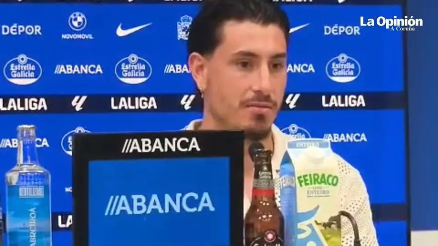 Giménez explica por qué eligió al Deportivo: "Al llegar me di cuenta de que era cómo me lo habían contado"