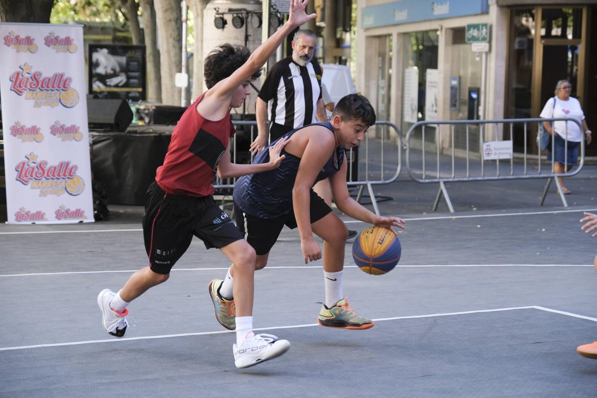Imatges del 3x3 de la Festa Major de Manresa