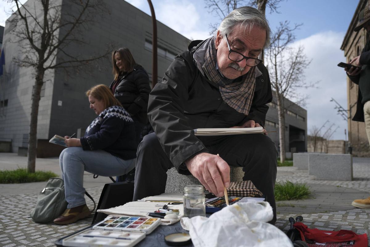Les imatges de la 3a trobada de Urban Sketchers del Bages