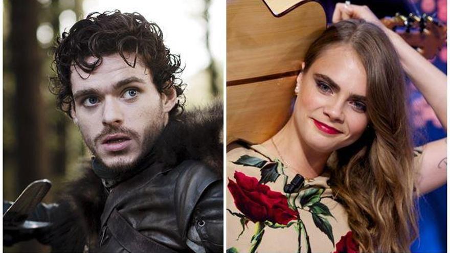 Richard Madden y Cara Delevingne.