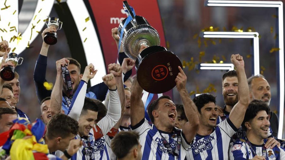 Final de Copa del Rey: Atlético de Madrid - Real Sociedad, en imágenes