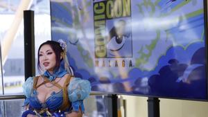 La china-estadounidense Yaya Han, pionera del cosplay profesional, este viernes en la segunda jornada del I San Diego Comic-Con Málaga