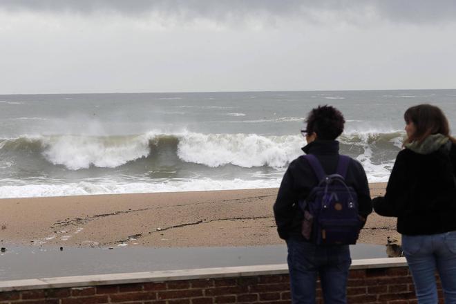 Les fotografies de l'endemà de la llevantada Harry a les comarques gironines