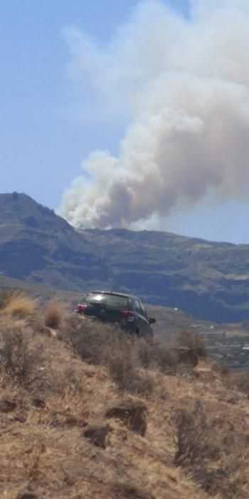 Incendio en la cumbre de Gran Canaria