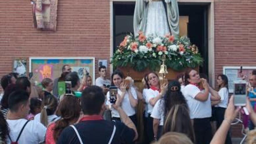 San Antón con la Virgen de la Salud