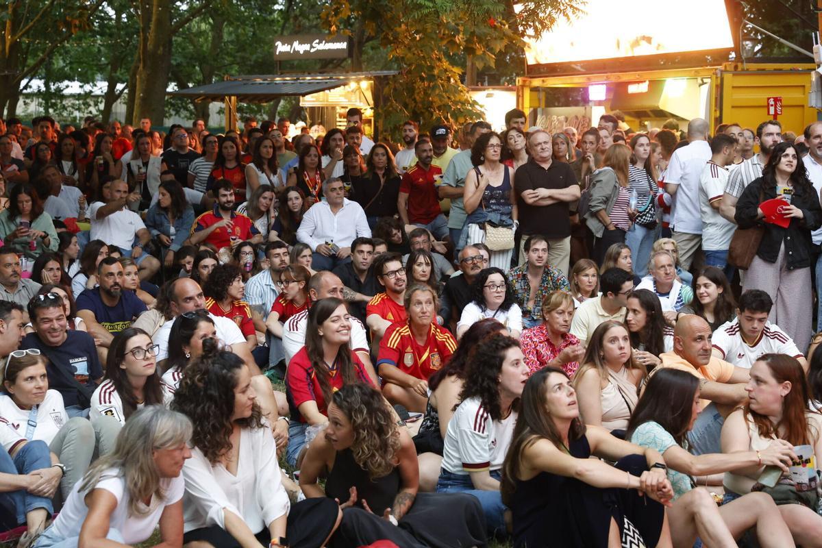Así se vivió el partido entre España y Bélgica
