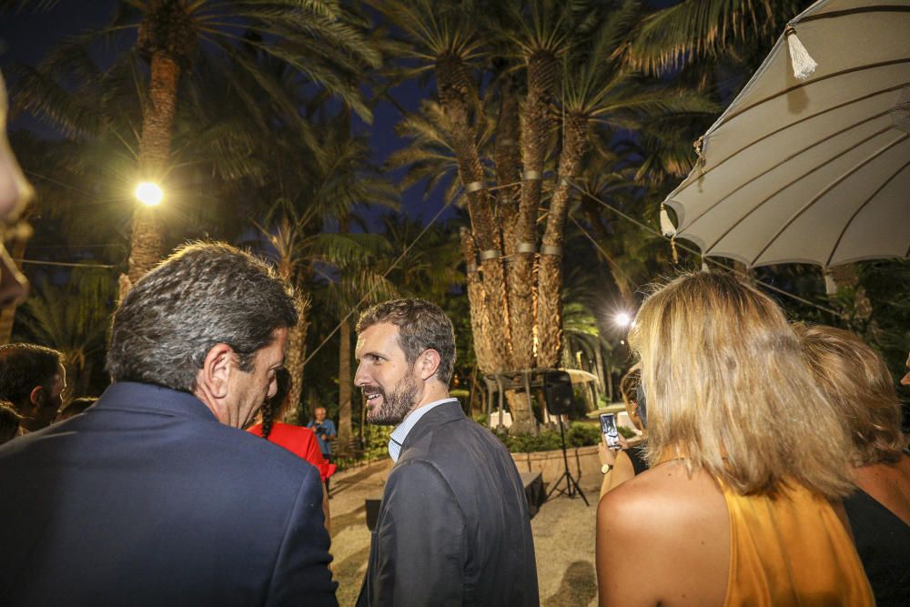 Pablo Casado acude a una celebración familar celebrada en el Huerto del Cura