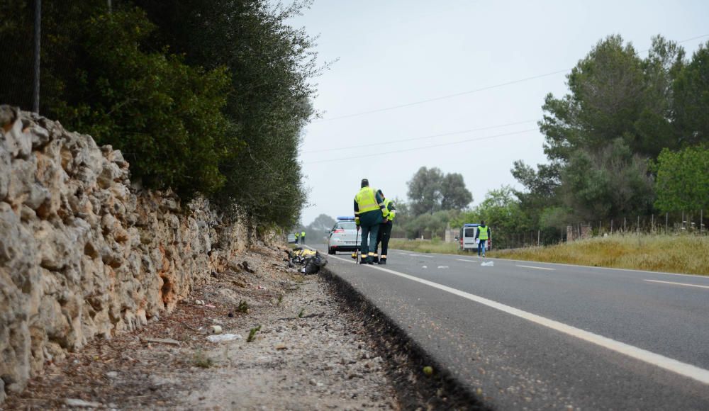 Dos muertos en la carretera vieja de Sineu