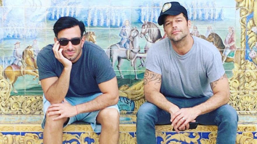 Ricky Martín y Jwan Yosef, en España