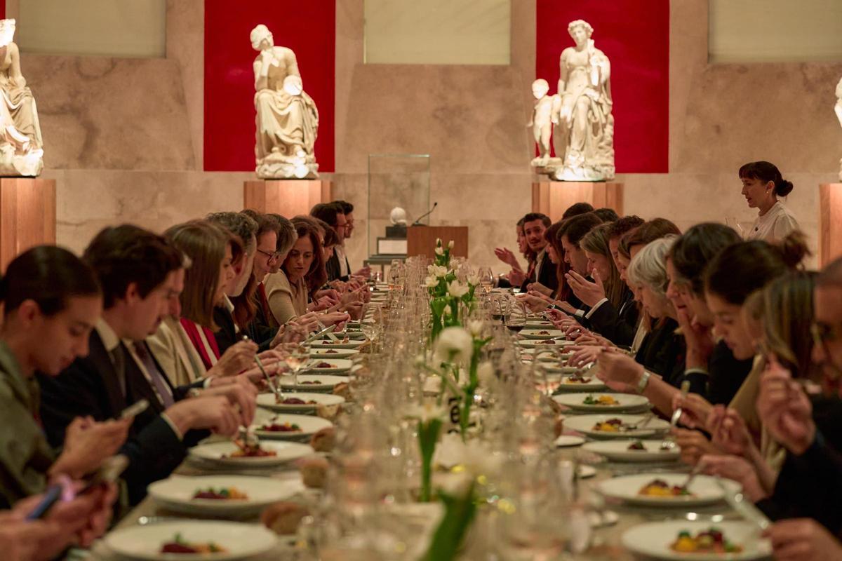 Cena de gala en ela Sala Las Musas del Museo del Prado