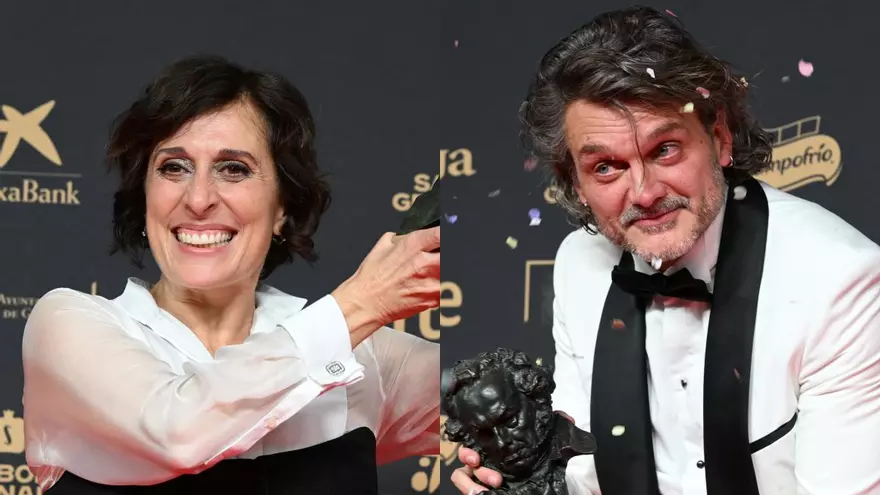Clara Segura y Salva Reina, Mejor Actriz y Actor de reparto en los Premios Goya por sus papeles en 'El 47'