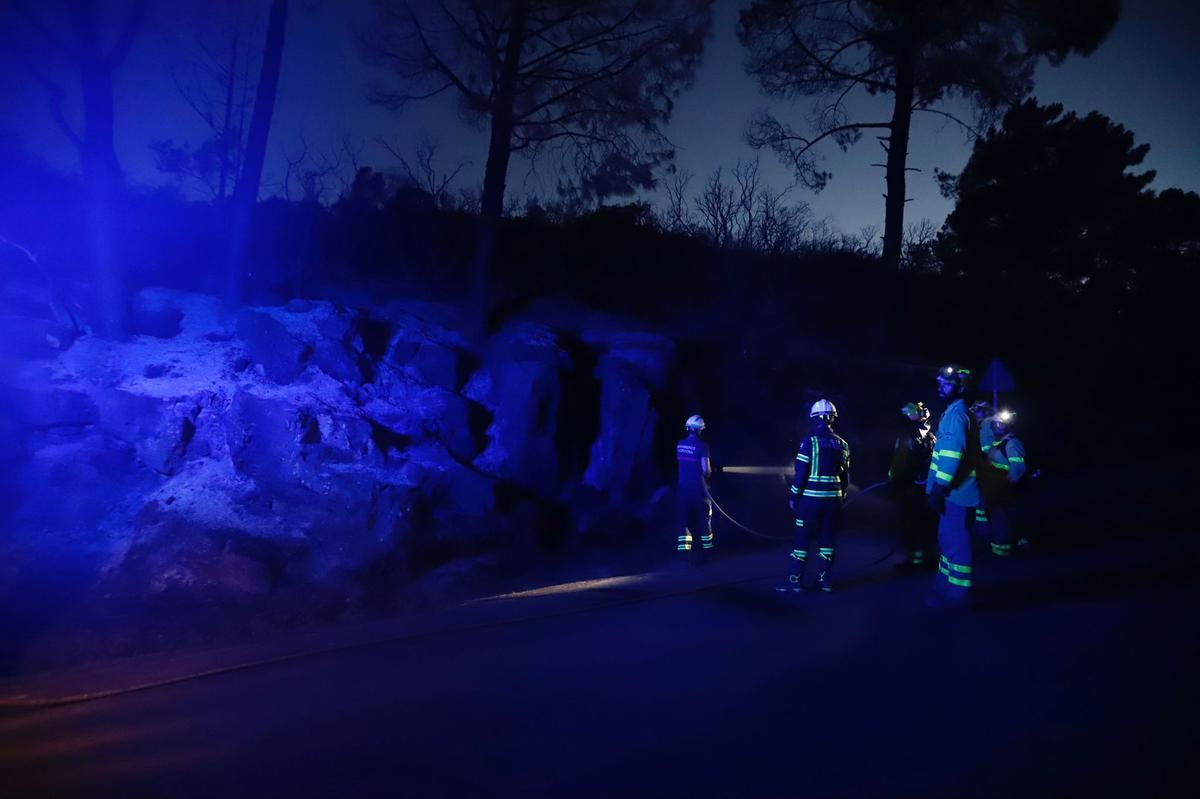 Así ha quedado la "zona cero" del incendio forestal en la sierra de Córdoba