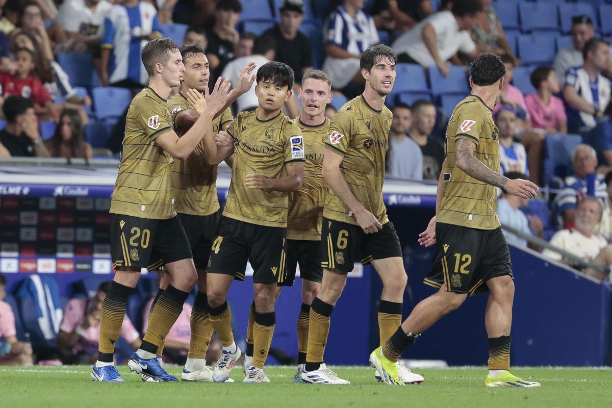 La Real Sociedad derrotó al Espanyol en el RCDE Stadium esta temporada