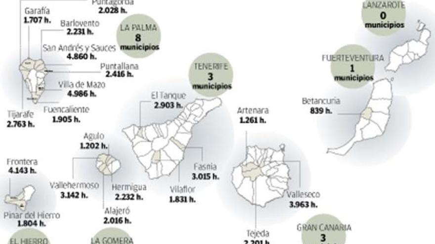 Rajoy pretende la fusión de 21 municipios canarios