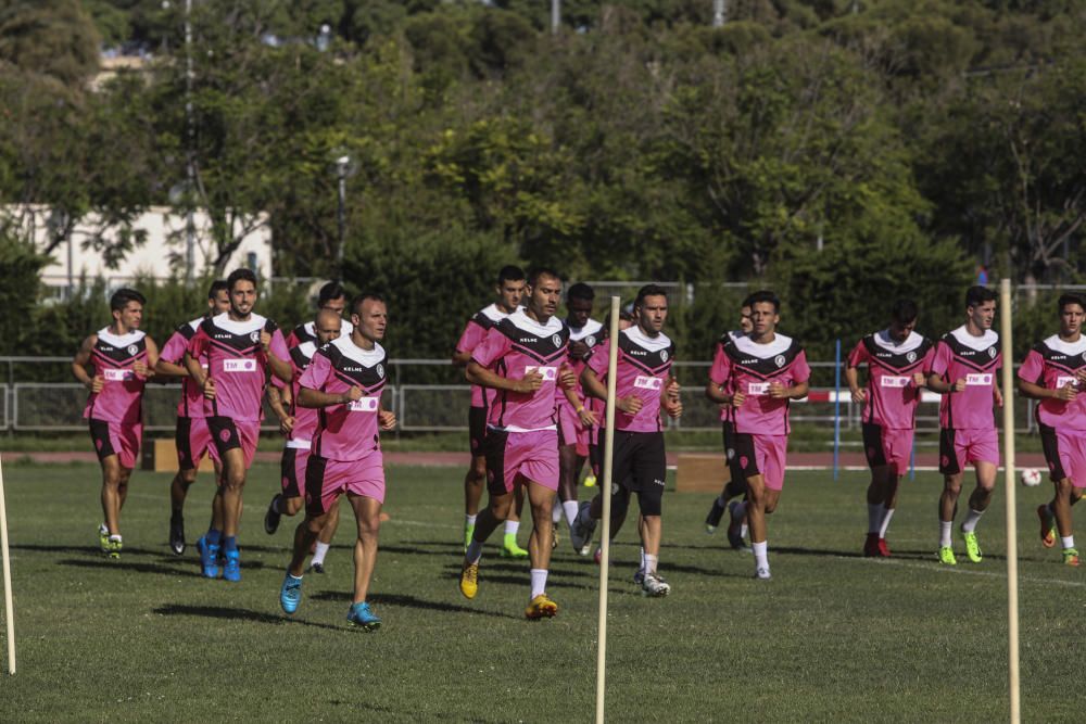 Primer entrenamiento de Lluís Planagumà