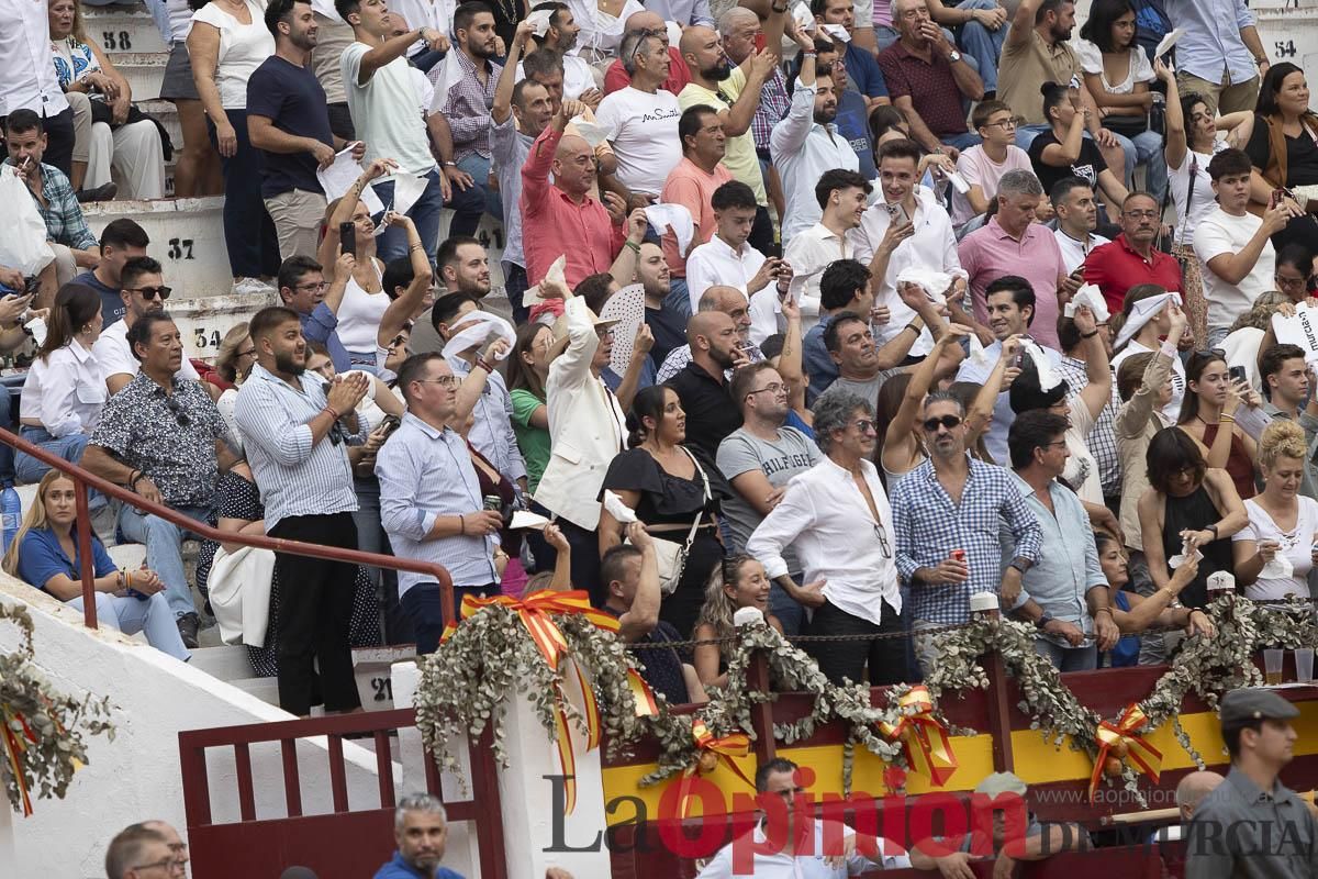 Cuarta corrida en la Feria Taurina de Murcia (Castella, Manzanares y Ureña)