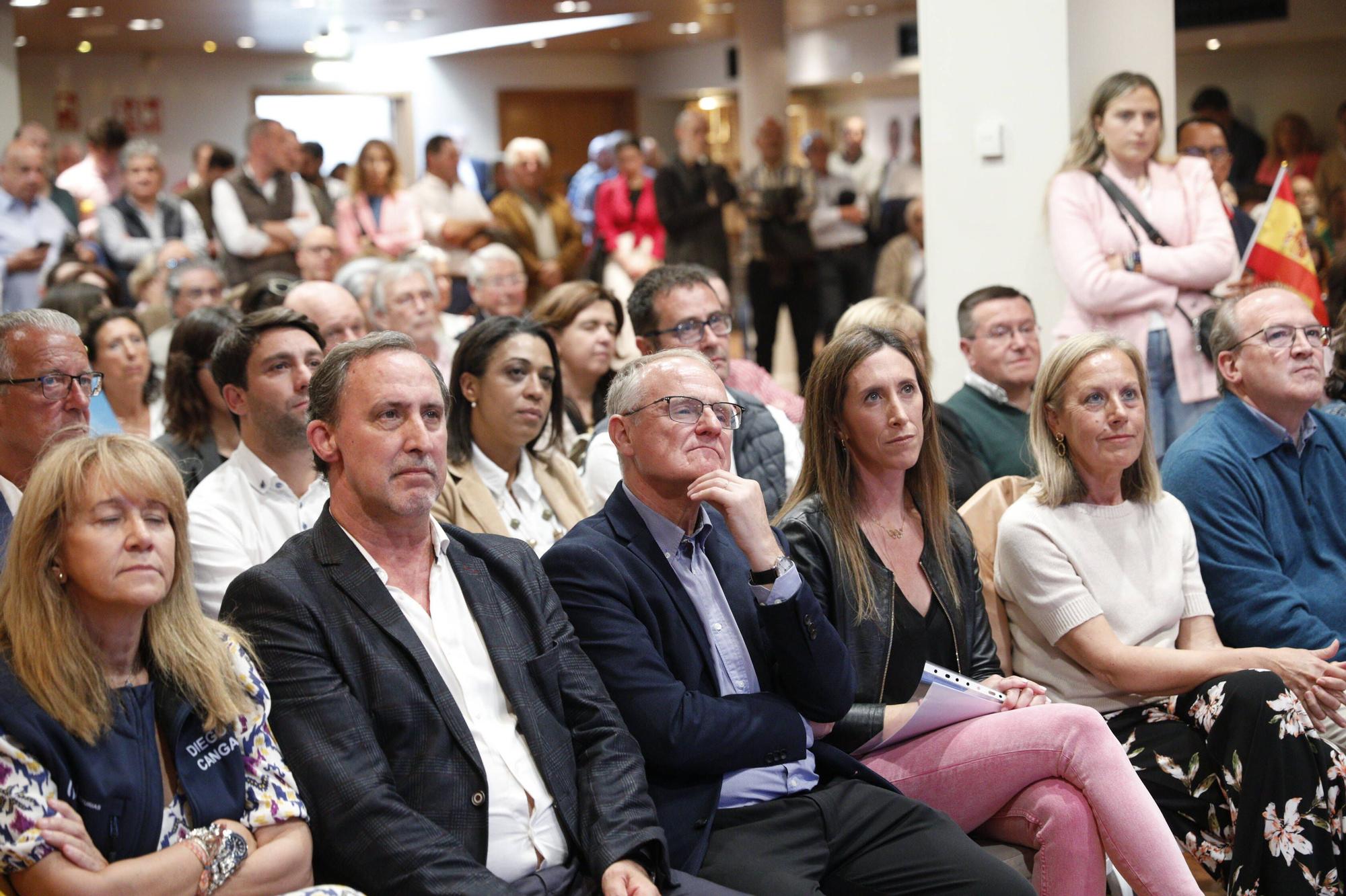 El cierre de campaña del PP en Gijón, en imágenes