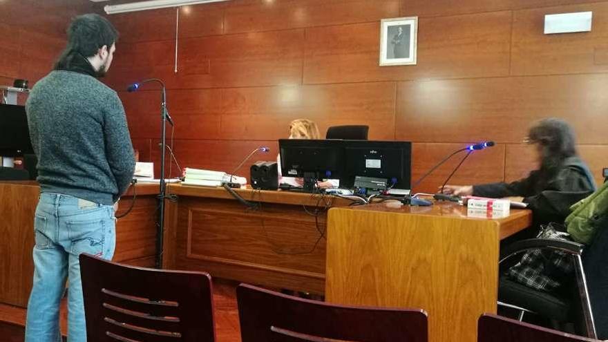 El acusado comparece en el juicio celebrado en Zamora.