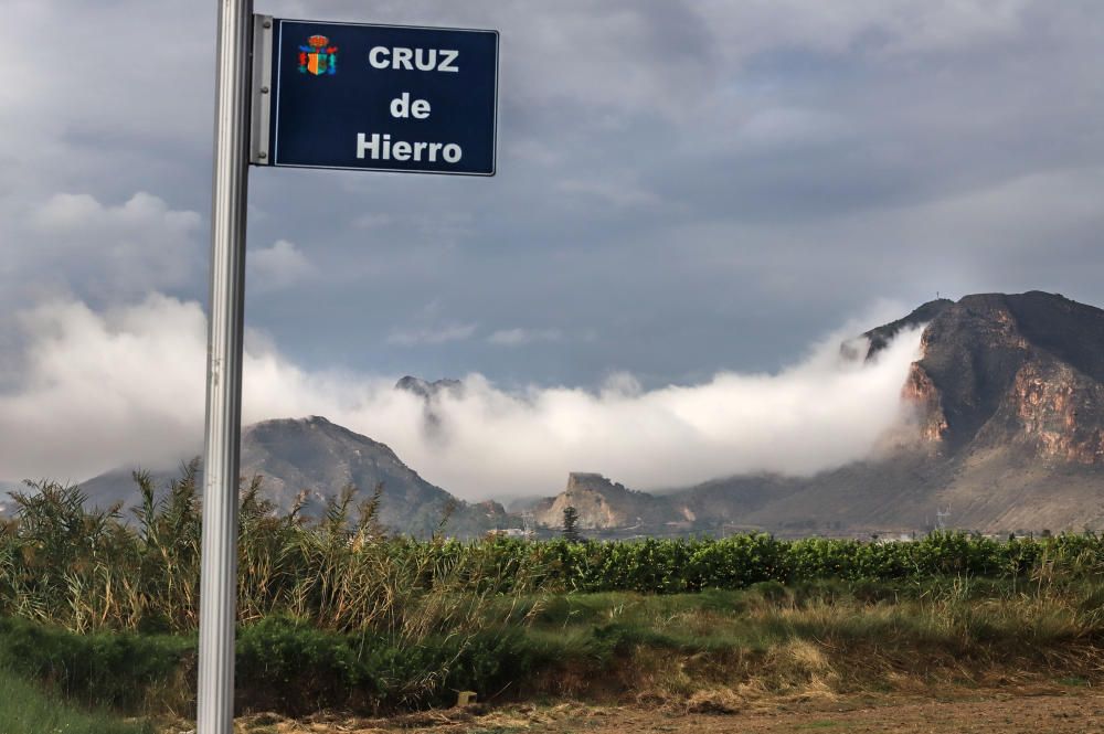 Las lluvias han dejado entre 15 y 30 litros por metro cuadrado en la Vega Baja