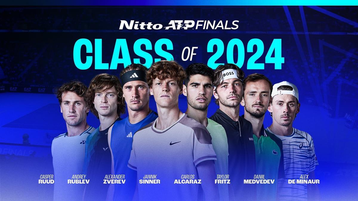 Los ocho clasificados para las Nitto ATP Finals