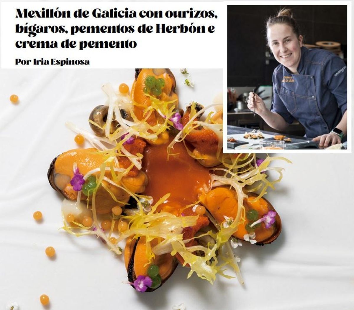 Una de las recetas de la publicación.