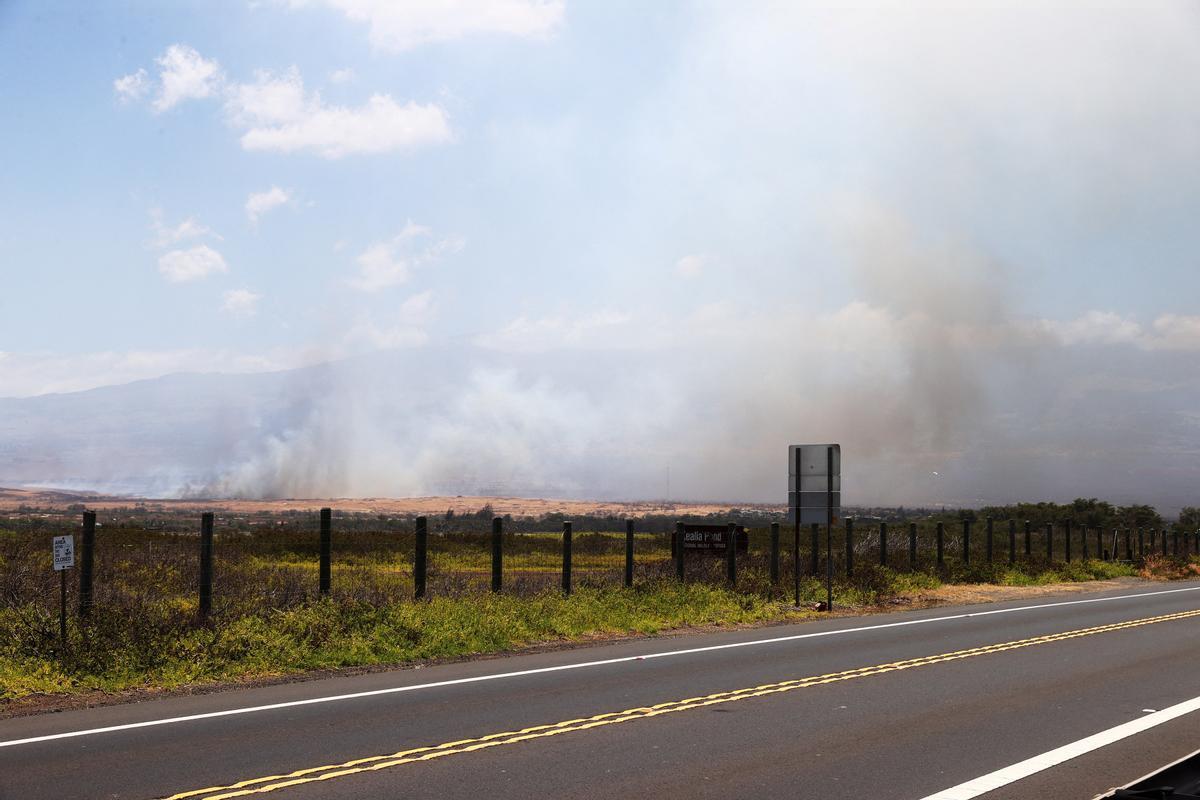 Incendios en la isla de Maui, en Hawái