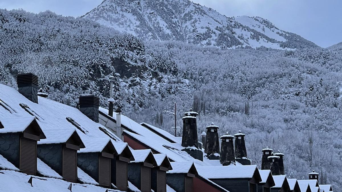 Benasque, en la mañana de este miércoles