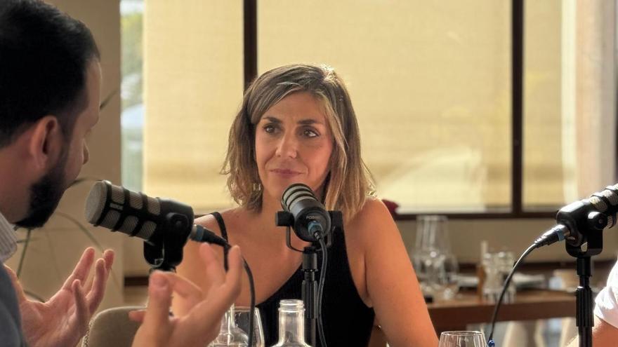 Sonsoles López, el día de la grabación.