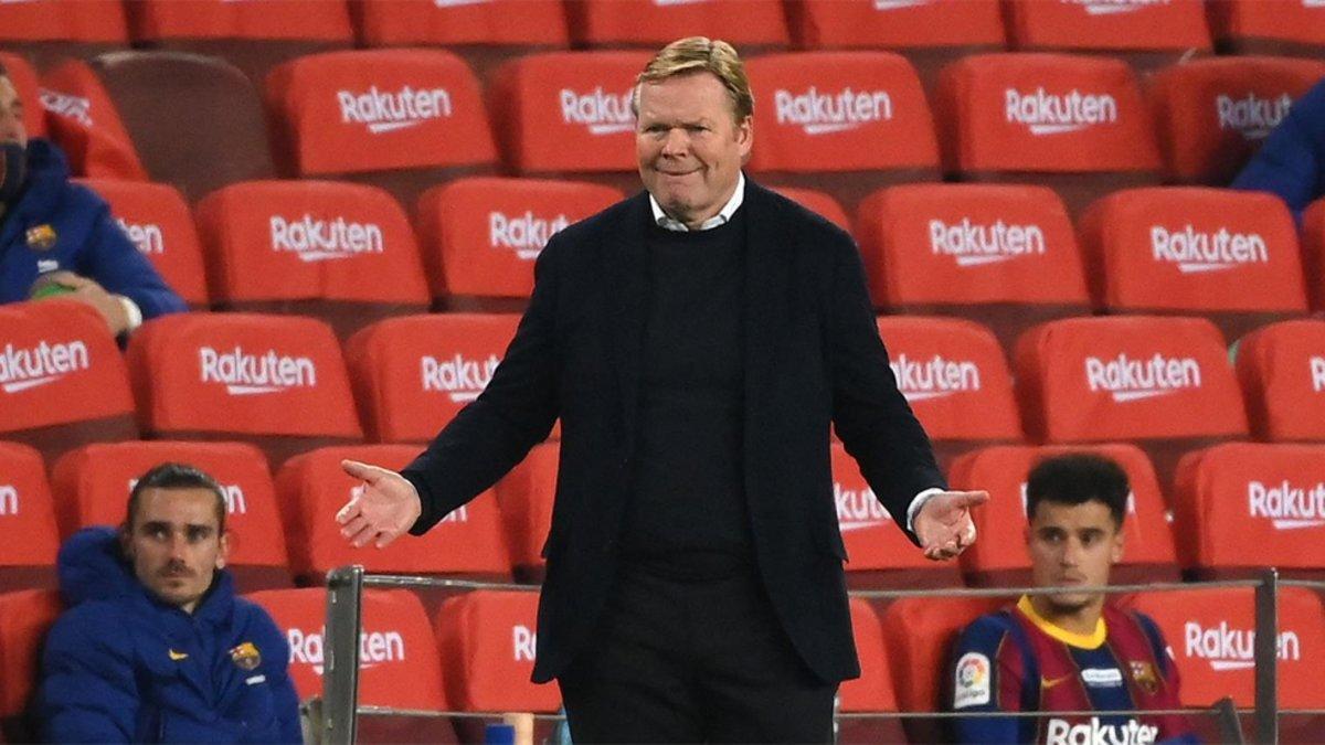 Koeman, en el banquillo