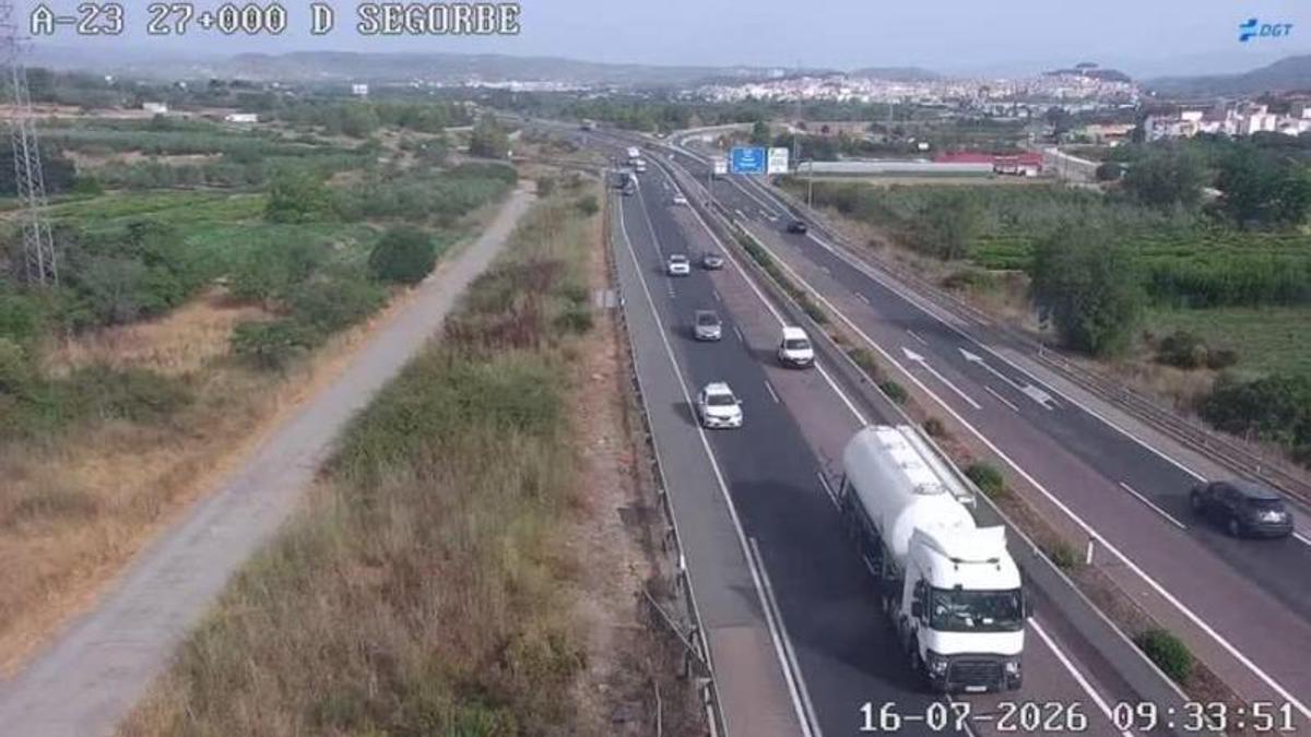 Imagen de la A-23 en Castellón